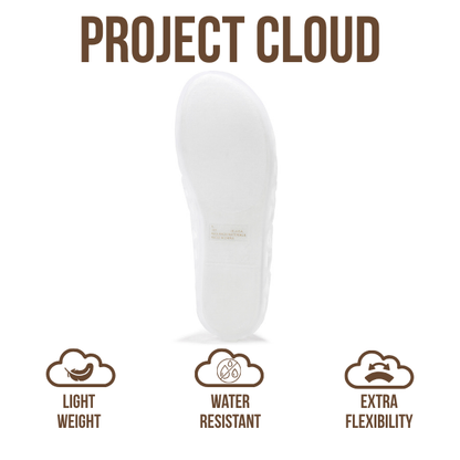 Project Cloud Women's | Waterproof Ballet Flats Shoes for Women | Lightweight | Non-Slip - Jellz - Project Cloud - Sandals -Shop Project Cloud premium footwear Now!