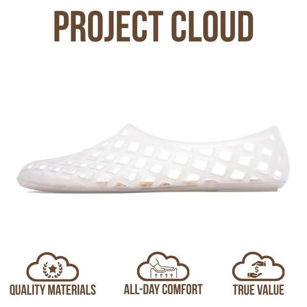 Project Cloud Women's | Waterproof Ballet Flats Shoes for Women | Lightweight | Non-Slip - Jellz - Project Cloud - Sandals -Shop Project Cloud premium footwear Now!