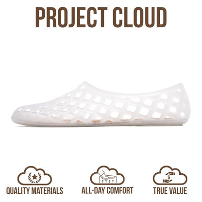 Project Cloud Women's | Waterproof Ballet Flats Shoes for Women | Lightweight | Non-Slip - Jellz - Project Cloud - Sandals -Shop Project Cloud premium footwear Now!