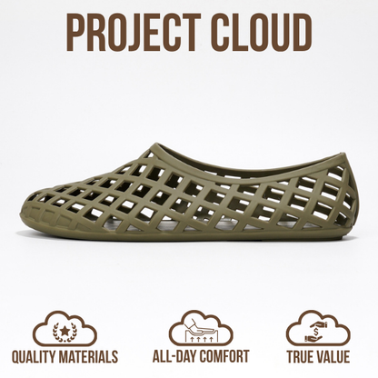 Project Cloud Women's | Waterproof Ballet Flats Shoes for Women | Lightweight | Non-Slip - Jellz - Project Cloud - Sandals -Shop Project Cloud premium footwear Now!