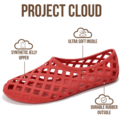 Project Cloud Women's | Waterproof Ballet Flats Shoes for Women | Lightweight | Non-Slip - Jellz - Project Cloud - Sandals -Shop Project Cloud premium footwear Now!