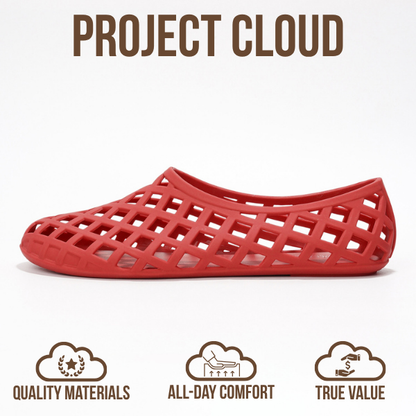 Project Cloud Women's | Waterproof Ballet Flats Shoes for Women | Lightweight | Non-Slip - Jellz - Project Cloud - Sandals -Shop Project Cloud premium footwear Now!