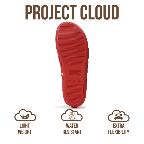 Project Cloud Women's | Waterproof Ballet Flats Shoes for Women | Lightweight | Non-Slip - Jellz - Project Cloud - Sandals -Shop Project Cloud premium footwear Now!