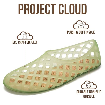 Project Cloud Women's | Waterproof Ballet Flats Shoes for Women | Lightweight | Non-Slip - Jellz - Project Cloud - Sandals -Shop Project Cloud premium footwear Now!
