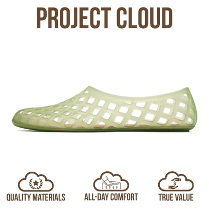 Project Cloud Women's | Waterproof Ballet Flats Shoes for Women | Lightweight | Non-Slip - Jellz - Project Cloud - Sandals -Shop Project Cloud premium footwear Now!