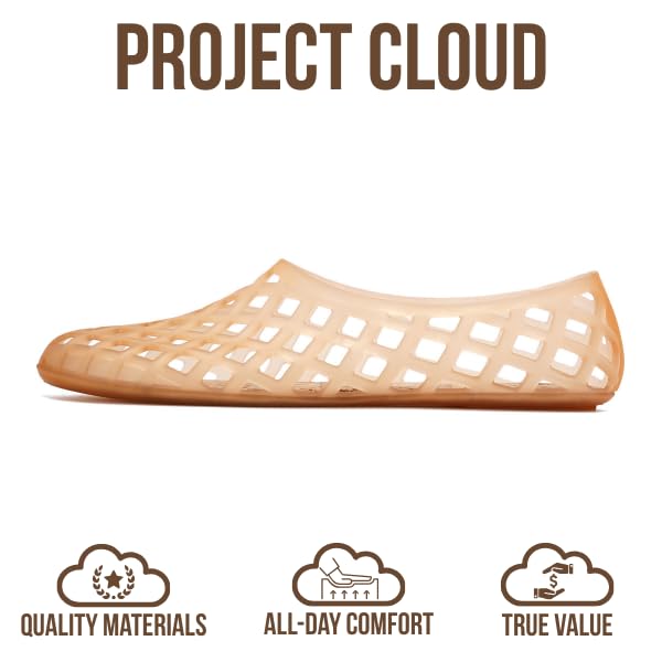 Project Cloud Women's | Waterproof Ballet Flats Shoes for Women | Lightweight | Non-Slip - Jellz - Project Cloud - Sandals -Shop Project Cloud premium footwear Now!