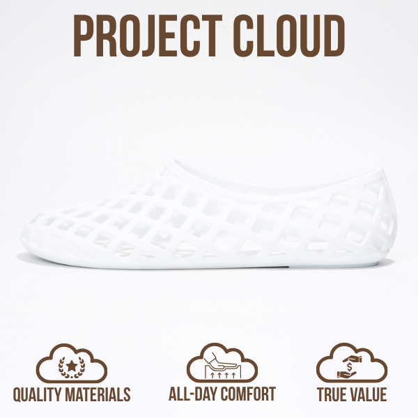 Project Cloud Women's | Waterproof Ballet Flats Shoes for Women | Lightweight | Non-Slip - Jellz - Project Cloud - Sandals -Shop Project Cloud premium footwear Now!