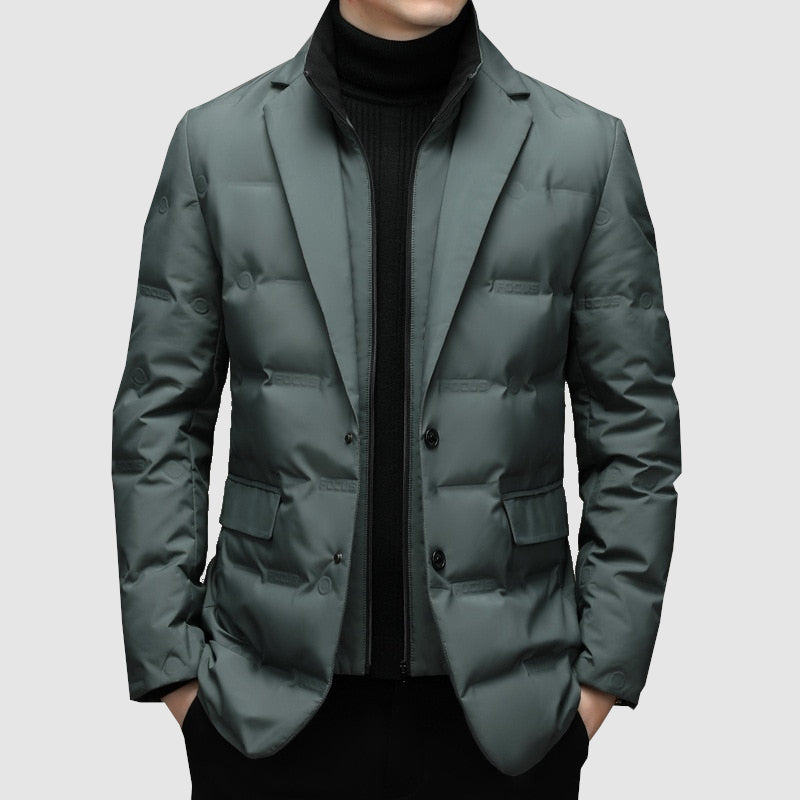Herren Winter Daunenjacke | Mit Taschen
