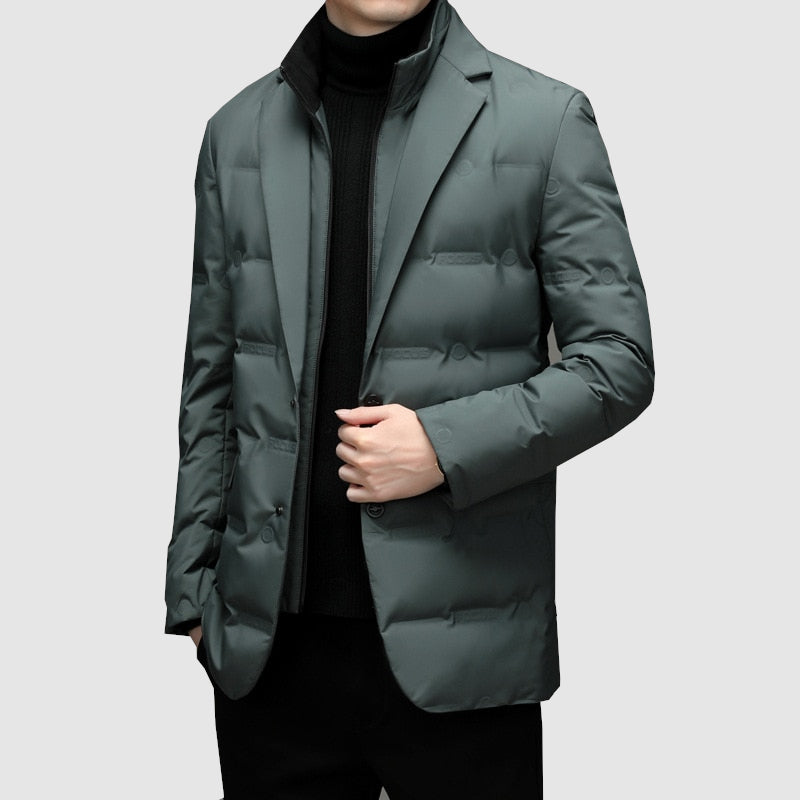 Herren Winter Daunenjacke | Mit Taschen