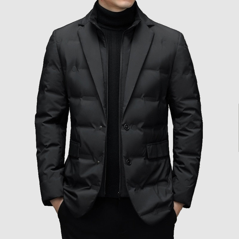 Herren Winter Daunenjacke | Mit Taschen