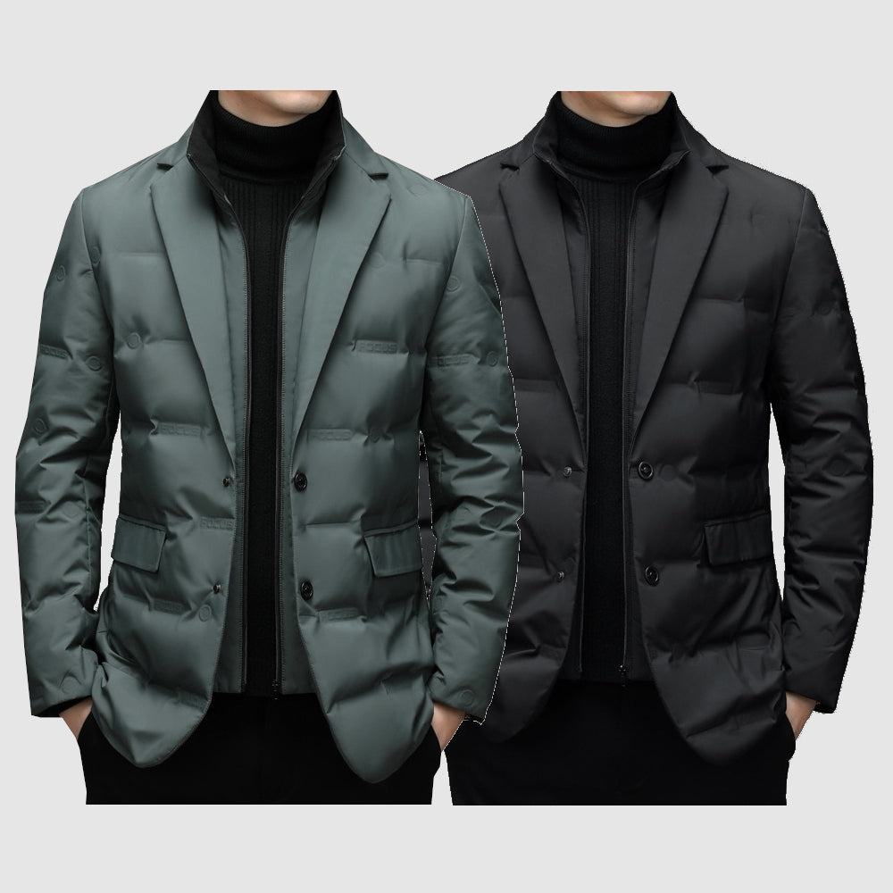 Herren Winter Daunenjacke | Mit Taschen