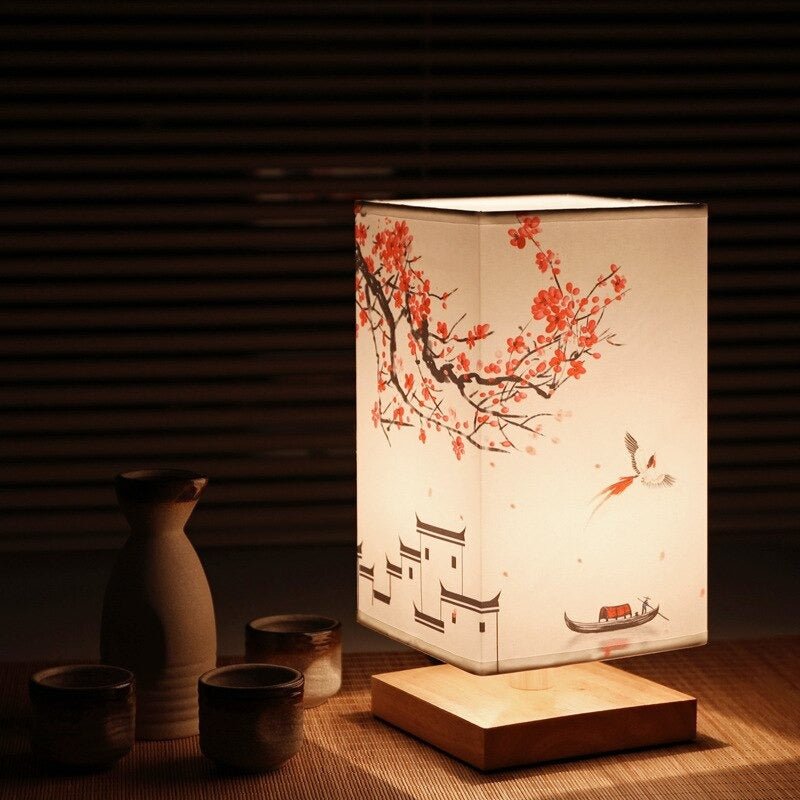 Tafellamp Bamboe Hout Japandi Minimalistisch Natuurlijk Nachtkastje Bureau | Restfield