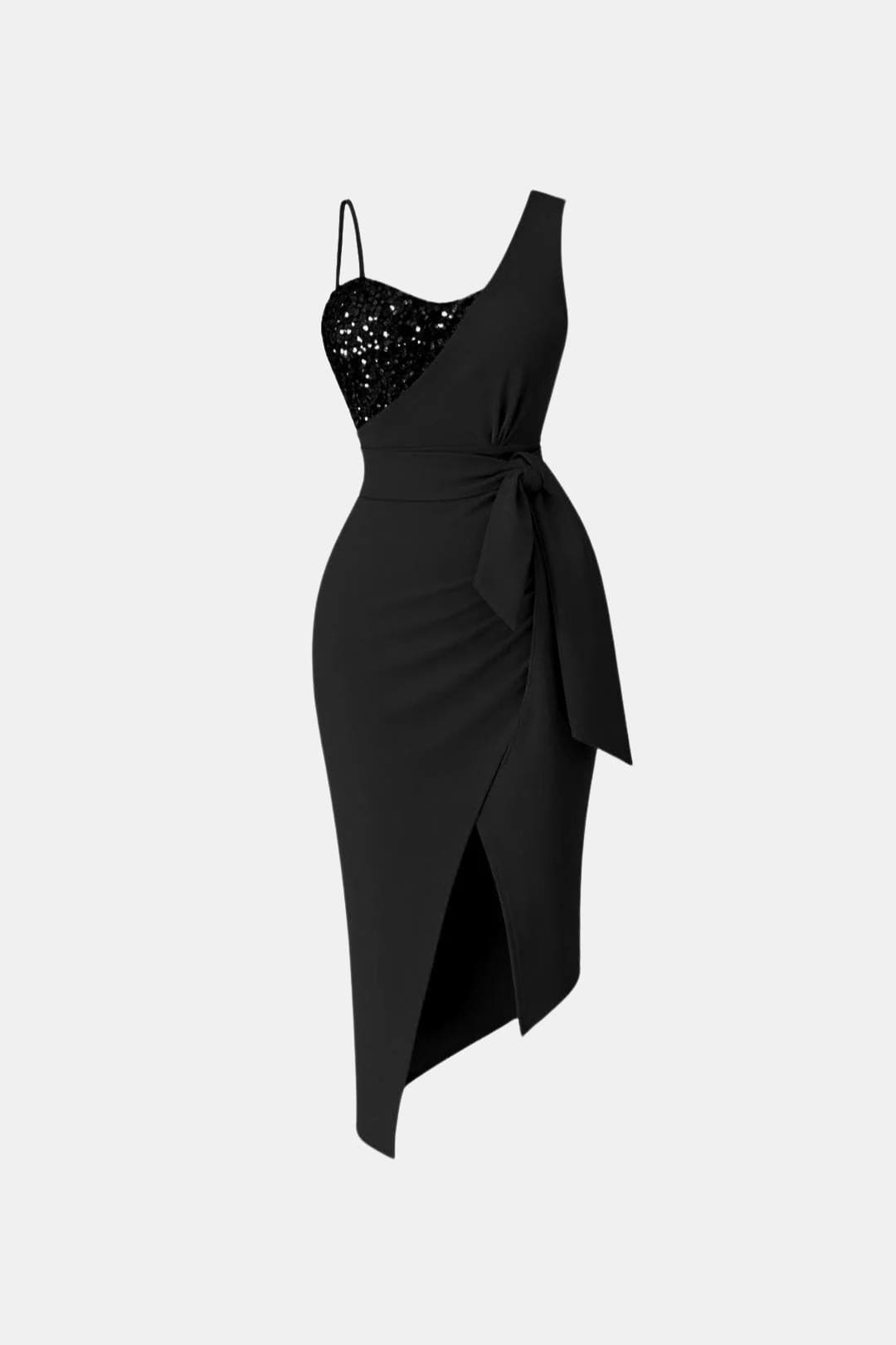 Jasmina - One-Shoulder Sequin Evening Dress
