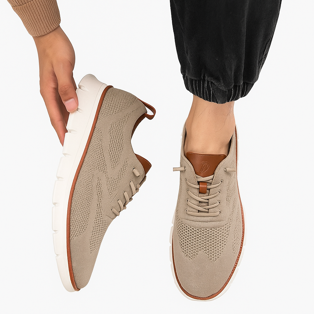 Shoe with model  khaki
