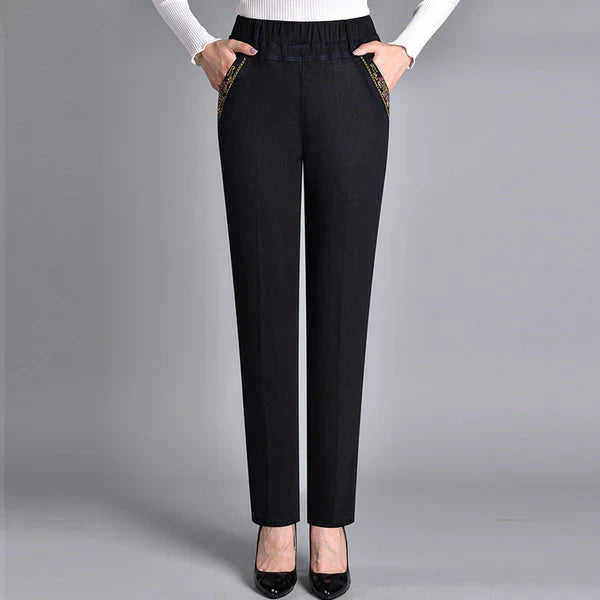 Jeans Dames | Elastische Taille & Handige Zijzakken