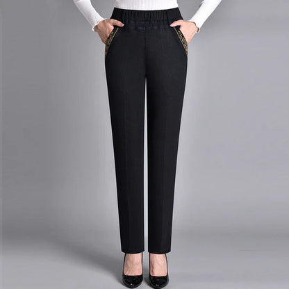 Jeans Dames | Elastische Taille & Handige Zijzakken