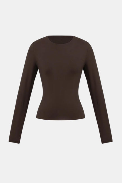 Jocelyn – Long-Sleeve Top Everyday Wear with Stretch