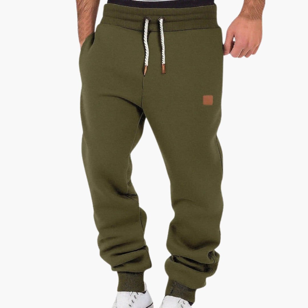 Lorenzio – Herren Fleece Jogginghose Mit Elastischem Bund In Lockerer Passform