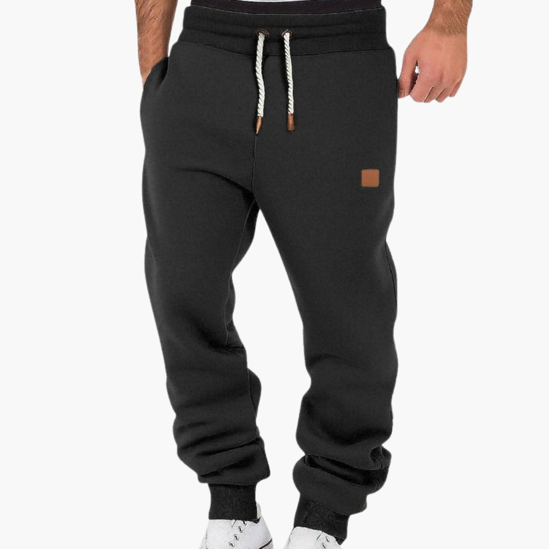 Lorenzio – Herren Fleece Jogginghose Mit Elastischem Bund In Lockerer Passform