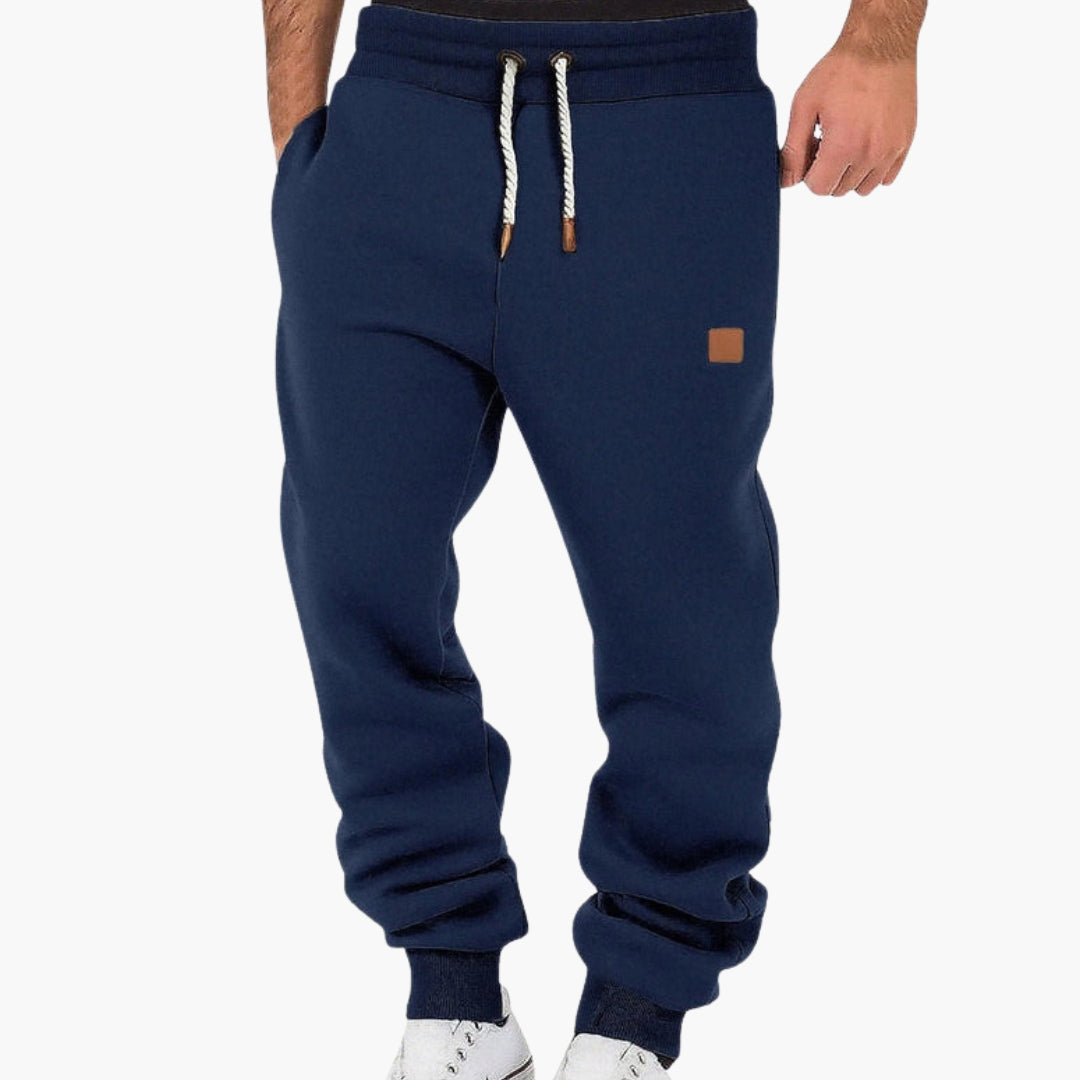 Lorenzio – Herren Fleece Jogginghose Mit Elastischem Bund In Lockerer Passform