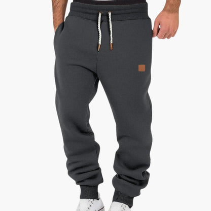 Lorenzio – Herren Fleece Jogginghose Mit Elastischem Bund In Lockerer Passform