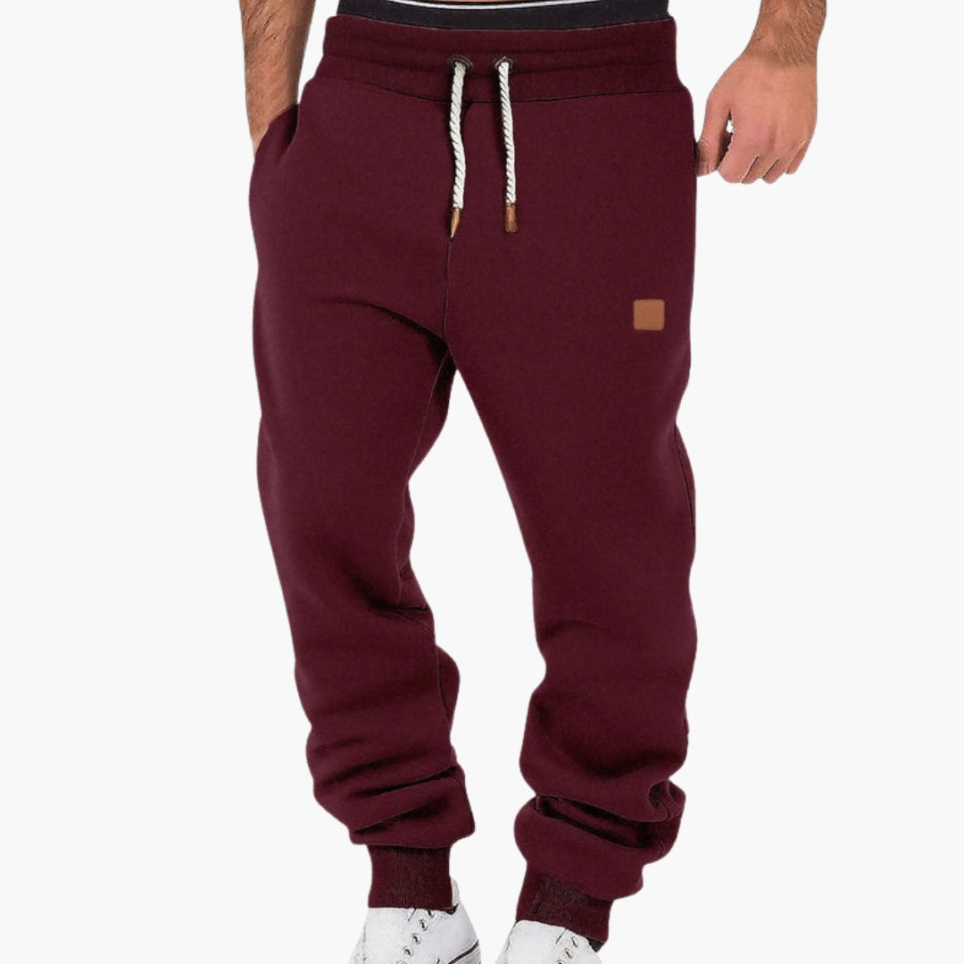 Lorenzio – Herren Fleece Jogginghose Mit Elastischem Bund In Lockerer Passform