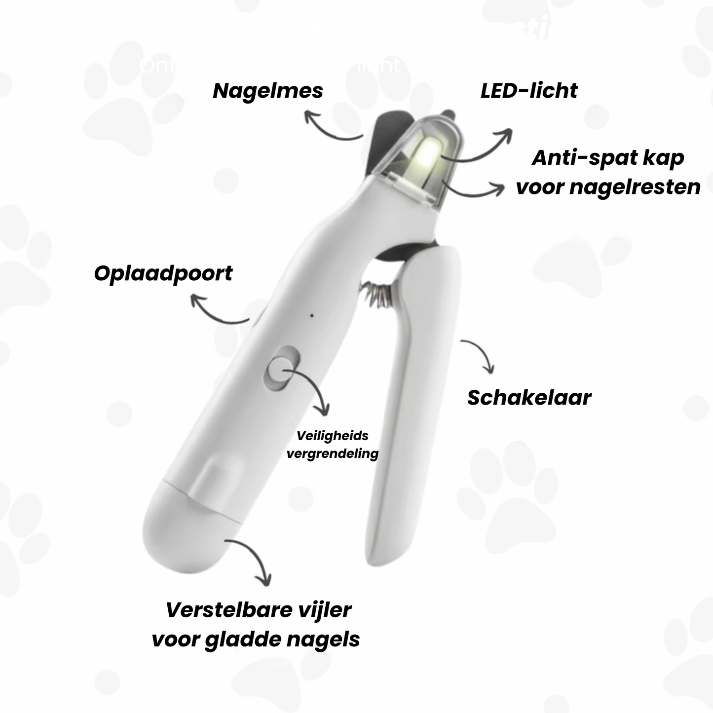 LuminaTrim negleklipper i brug