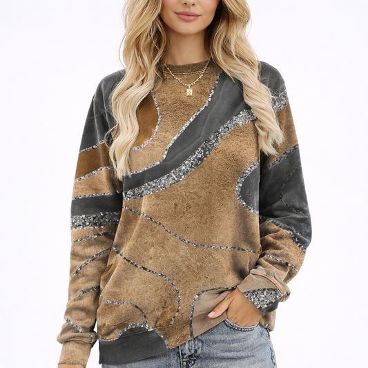Julia | Women Sweater With Eye-Catching Design And Warm Fabric | Elegant