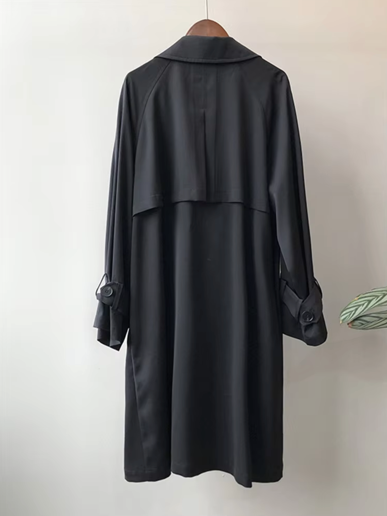 Übergangsjacke | Zeitloser langer wasserdichter Trenchcoat