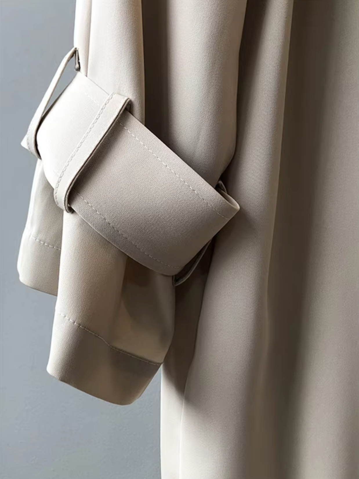 Übergangsjacke | Zeitloser langer wasserdichter Trenchcoat