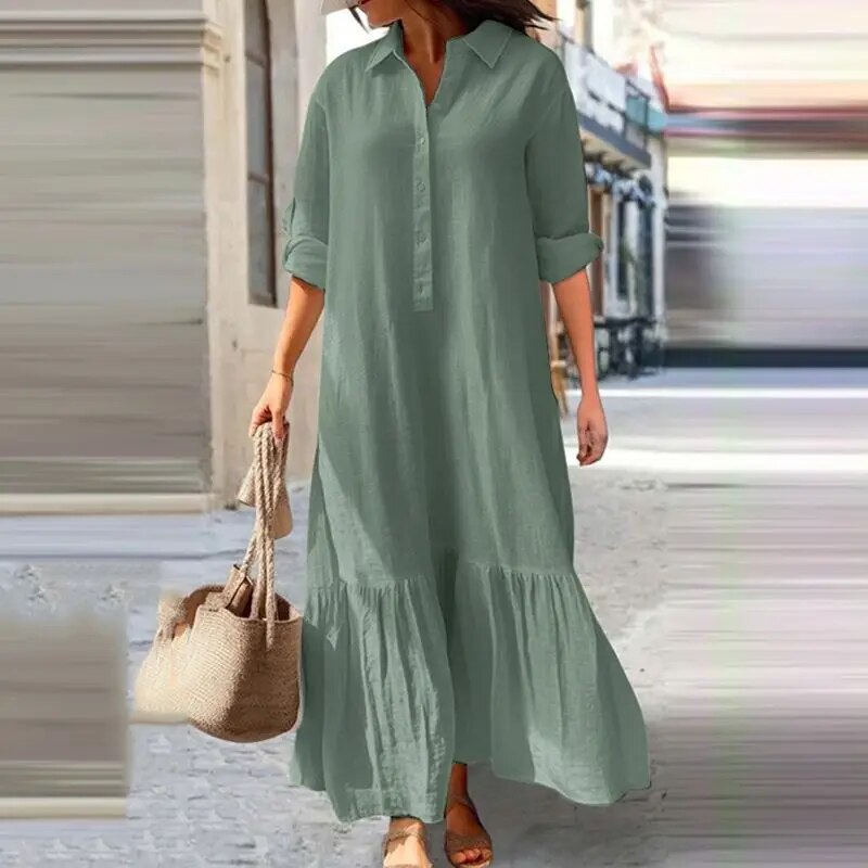 Jurk dames | Elegante zomerjurk met flatterende pasvorm