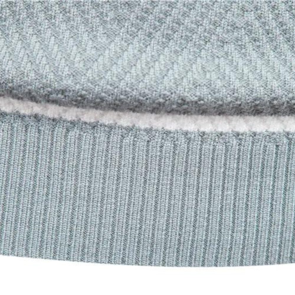 Men’s Knitted Crew Neck Jumper – Soft Wool Blend Stylish Casual Layering with Modern Stripe Detail