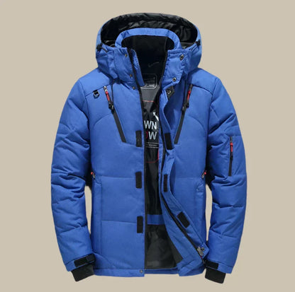 Alexander Veste d’Hiver Homme – Manteau Chaud et Coupe-Vent avec Doublure Thermique