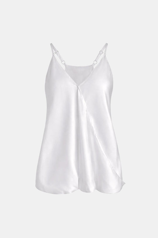 Kassandra - Halter Wrap V Neck Sleeveless Tank Top