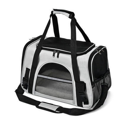 Katze Transportbox mit drei Eingängen und atmungsaktivem Design | Mobibag