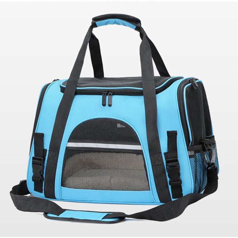 Katze Transportbox mit drei Eingängen und atmungsaktivem Design | Mobibag