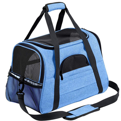 Katze Transportbox mit drei Eingängen und atmungsaktivem Design | Mobibag