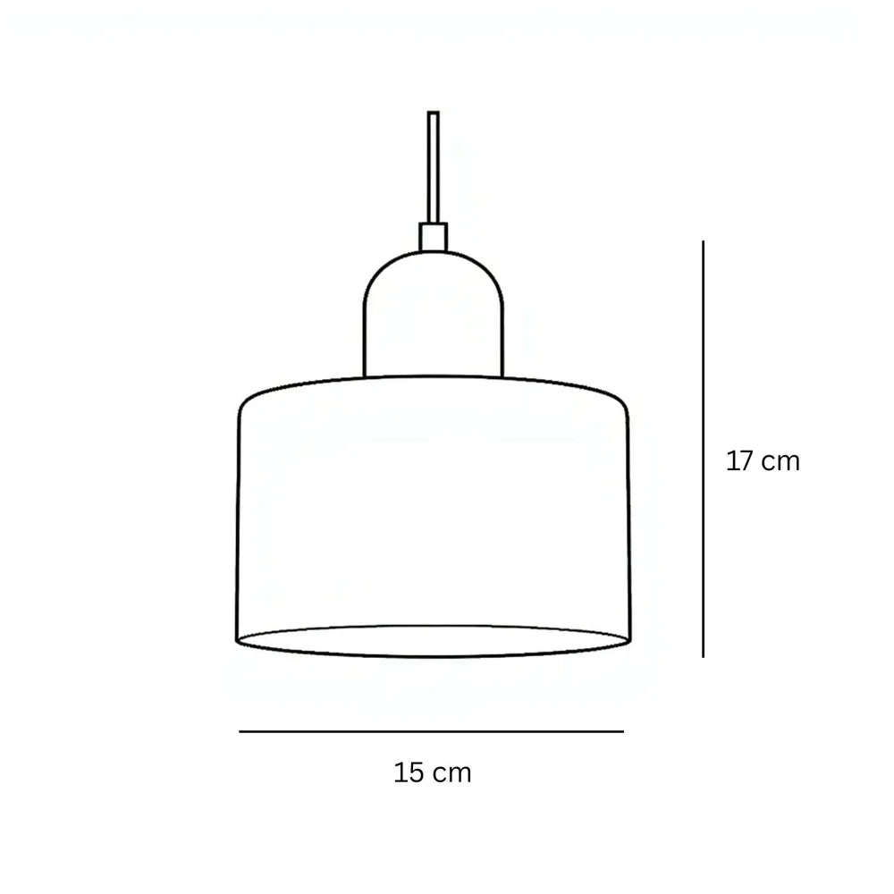 AURELIO Retro Hanglamp – Warm Diffuus Licht met Tijdloos Karakter