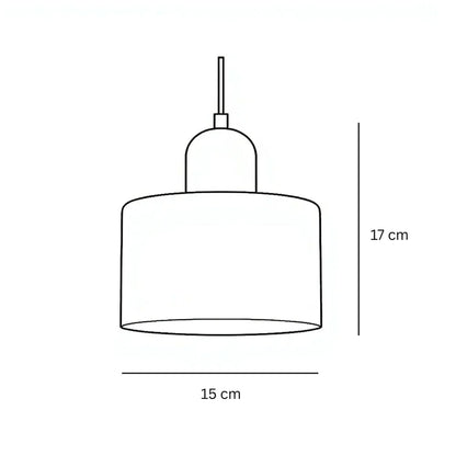 AURELIO Retro Hanglamp – Warm Diffuus Licht met Tijdloos Karakter
