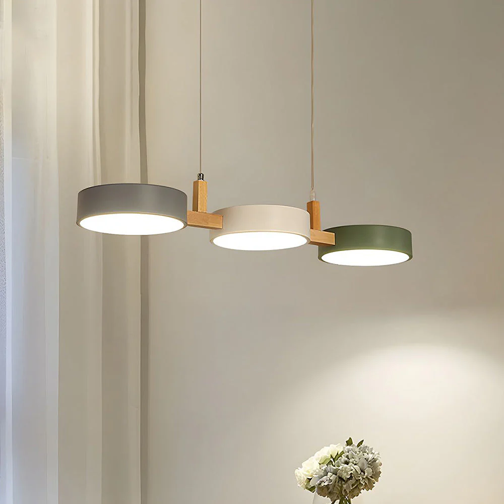 Minimalistische LED Hanglamp met Multi-Lichtpunten – Modern Design voor Keuken