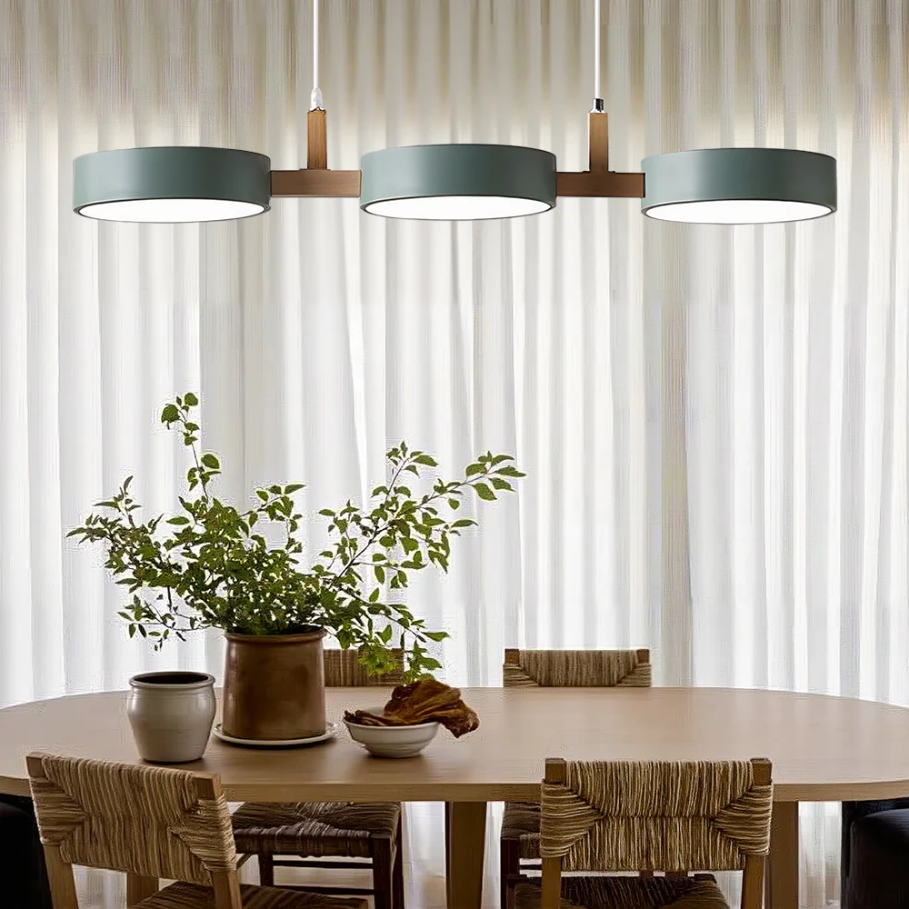 Minimalistische LED Hanglamp met Multi-Lichtpunten – Modern Design voor Keuken