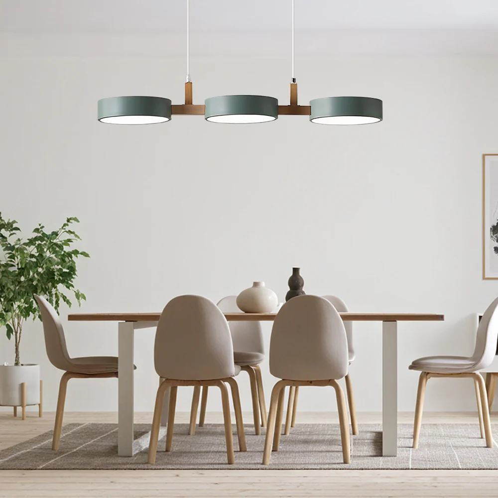 Minimalistische LED Hanglamp met Multi-Lichtpunten – Modern Design voor Keuken