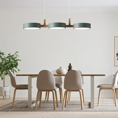 Minimalistische LED Hanglamp met Multi-Lichtpunten – Modern Design voor Keuken