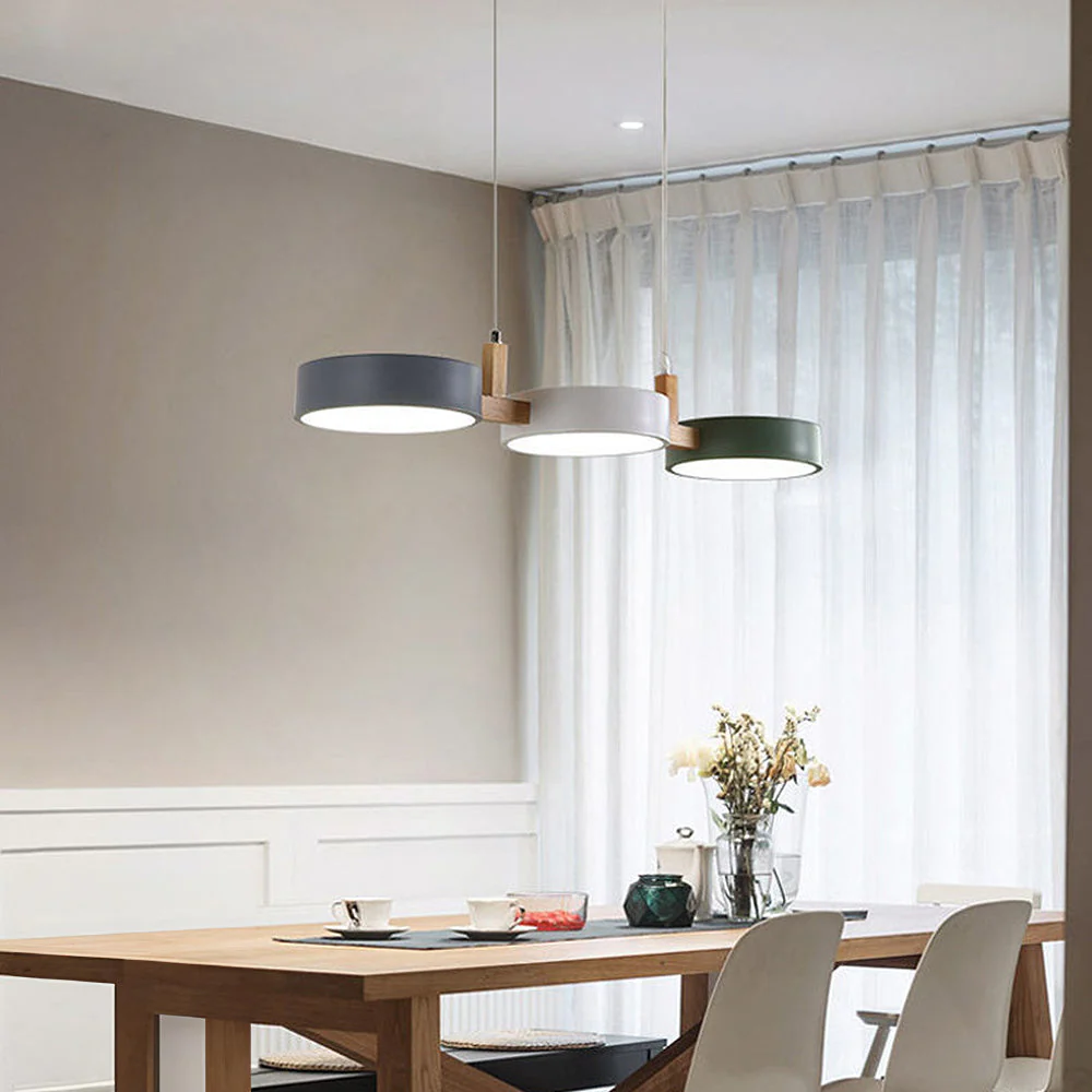 Minimalistische LED Hanglamp met Multi-Lichtpunten – Modern Design voor Keuken