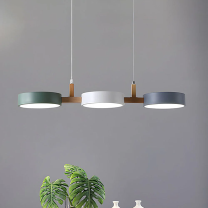 Minimalistische LED Hanglamp met Multi-Lichtpunten – Modern Design voor Keuken
