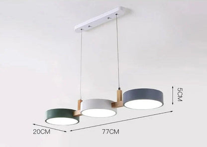Minimalistische LED Hanglamp met Multi-Lichtpunten – Modern Design voor Keuken