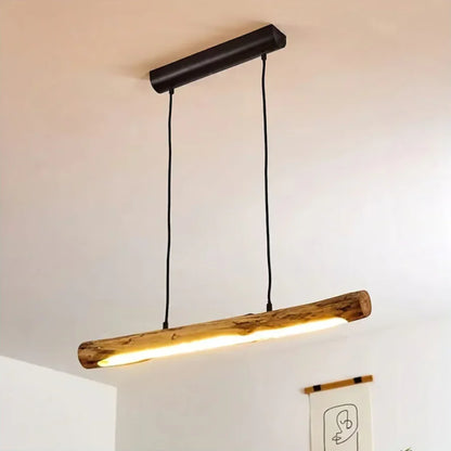 LUMORA – Dimbare houten hanglamp met warm LED licht