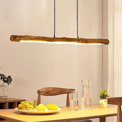 LUMORA – Dimbare houten hanglamp met warm LED licht