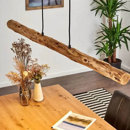 LUMORA – Dimbare houten hanglamp met warm LED licht