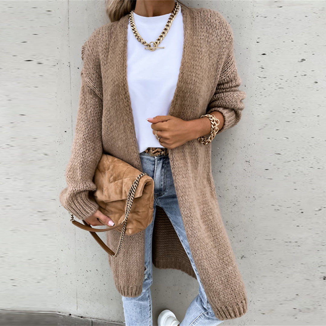 Lauren | Women relaxed fit Long Open Front cardigan
